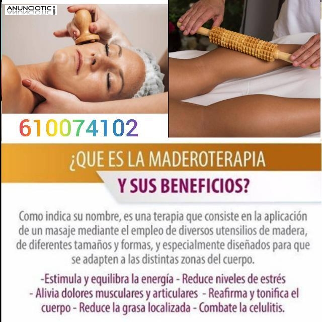 Maderoterapia y masaje reductor 