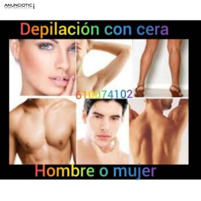 Depilación Intima hombre y mujer hotel domicilios 