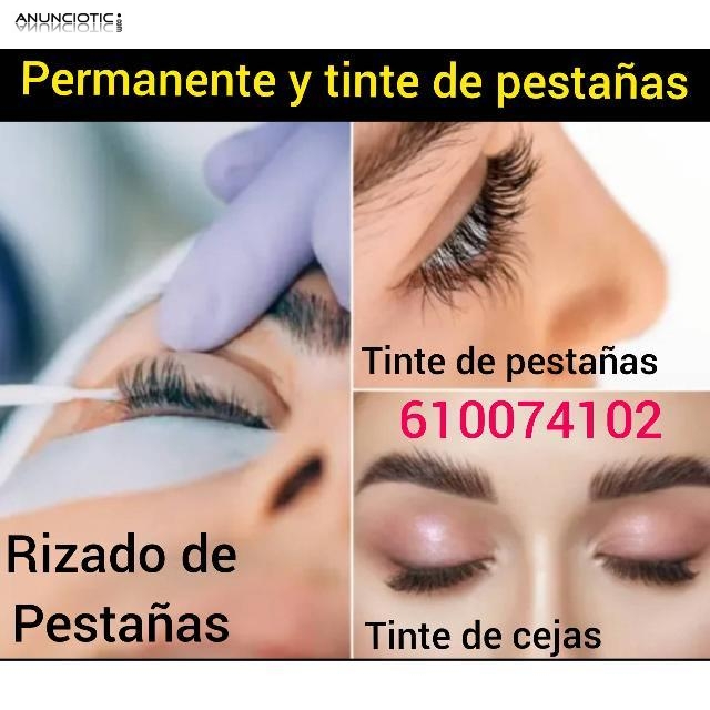 Permanente tinte de pestañas cejas domicilios