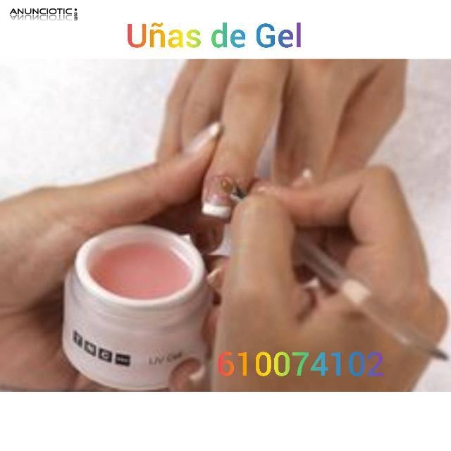 Uñas de gel acrílico semipermanente domicilios