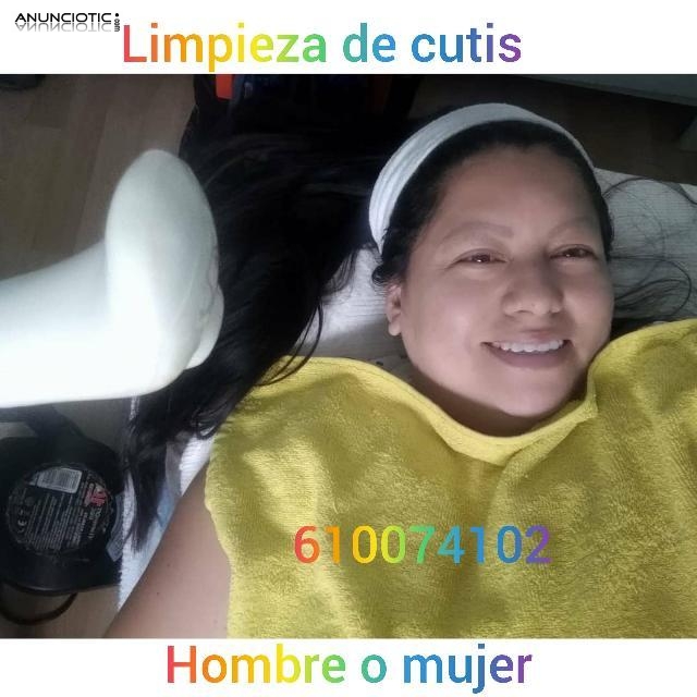 LIMPIEZA de Cutis o facial simple o profunda hotel domicilios