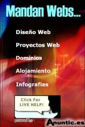 Servicio de Dominio, Hosting, Correos y Pág Web, 150