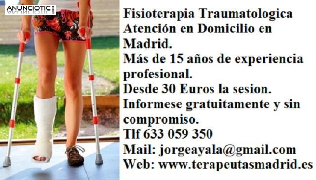 Fisioterapia Traumatologica en Casa en Madrid