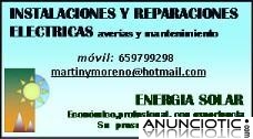 ELECTRICISTA muy ECONOMICO, para su HOGAR y NEGOCIO  ONTIGOLA  Y ALREDEDORES 