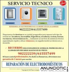 Servicio Tecnico HOOVER Madrid 914 280 867
