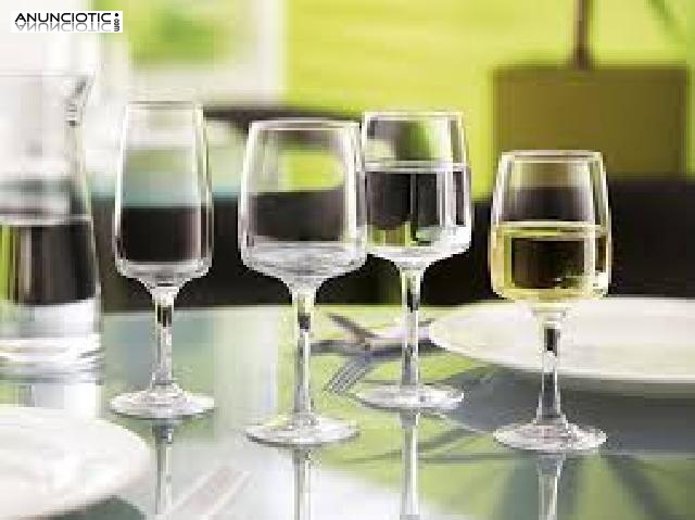 Venta de Copas de Vino de Cristaleria para Hosteleria