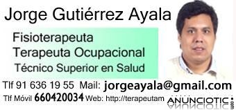 Fisioterapia Neurologica, Terapia Ocupacional Neurologica Madrid