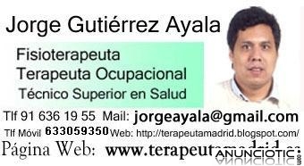 Fisioterapia y Terapia Ocupacional en consulta y domicilio