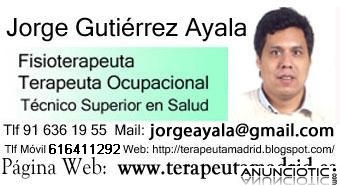 Fisioterapia y Terapia Ocupacional en consulta y  domicilio