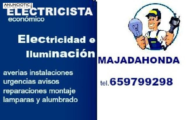 Electricista en Majadahonda. Económico. Instalaciones, reparaciones y Urgen