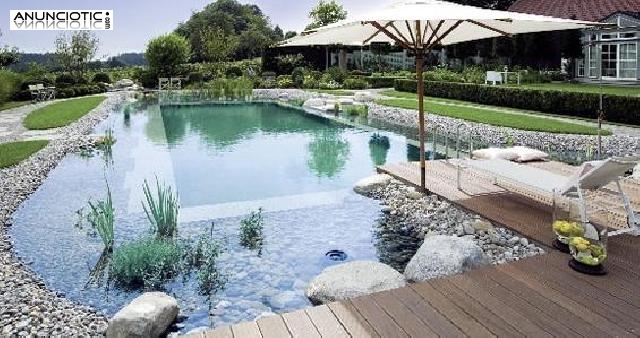 Construccion de piscinas y lagunas Naturales