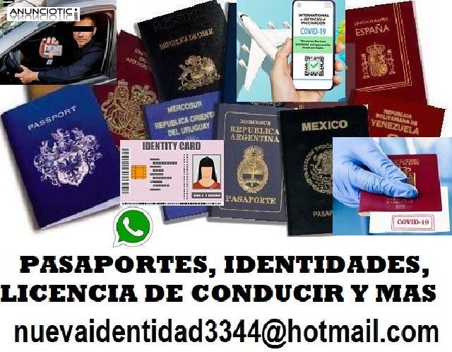 PASAPORTES IDENTIDADES LICENCIAS DE CONDUCIR Y MAS