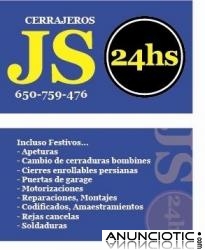 CERRAJEROS / PERSIANISTAS JS 24H 650759476