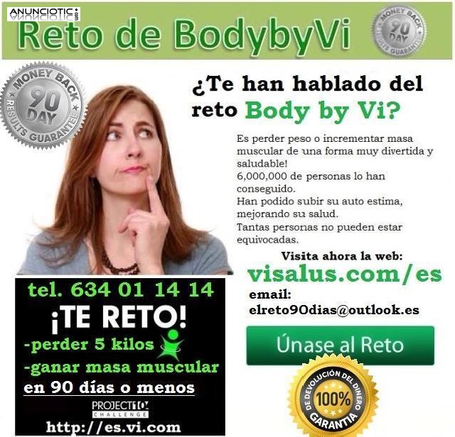 BAJAR PESO con el Reto BODY BY VI. 