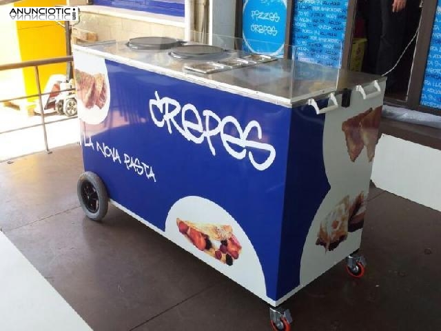 Carrito crepes para eventos 