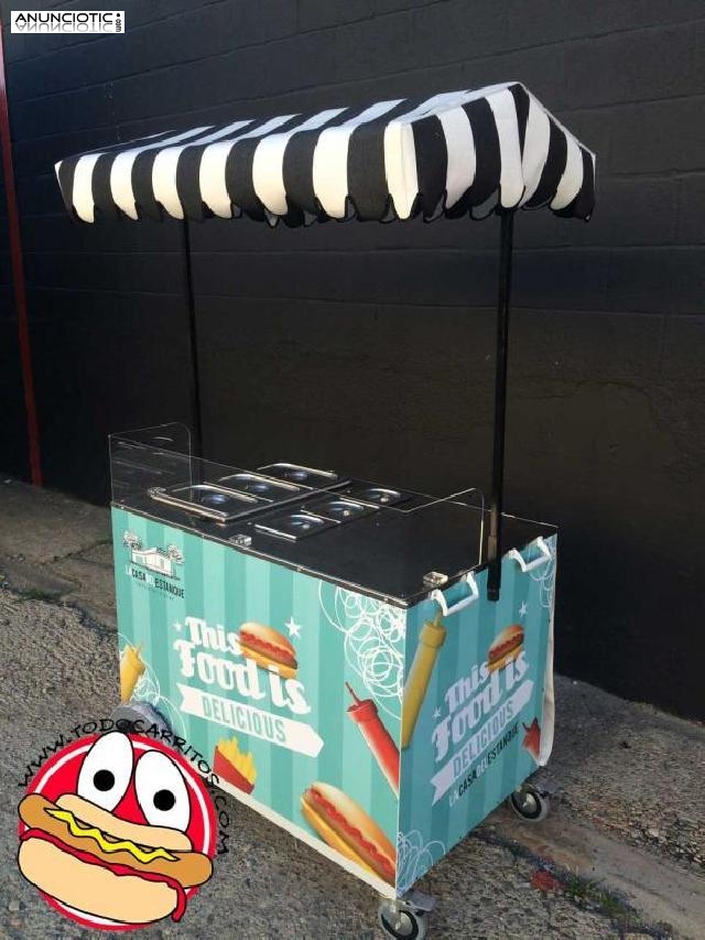 Carrito crepes para eventos 