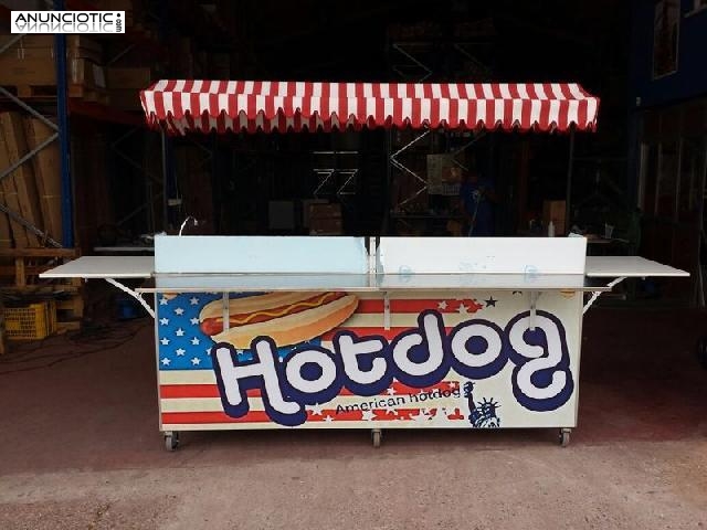 Carritos de hot dogs para celebraciones