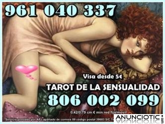 VISA DESDE 0,50 CM MIN. OFERTA TAROT DE LA SENSUALIDAD SOLO 0,42CM MIN