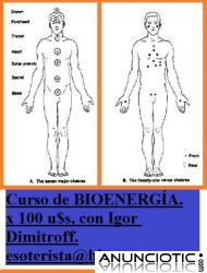 CURSO DE  BIOENERGÍA, (Con técnicas esotéricas, en 40 lecciones).  PROF. IGOR J. H. DIMITR