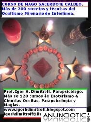 CURSO DE  BIOENERGÍA, (Con técnicas esotéricas, en 40 lecciones).  PROF. IGOR J. H. DIMITR