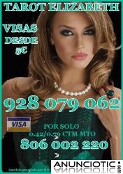 Oferta tarot Elizabeth Visa desde 5 10mtos 928 079 062 las 24 horas a su disposición 