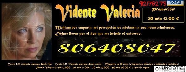 Valeria Vidente Medium,  tarot Promociones 12 20min 806408047, seriedad