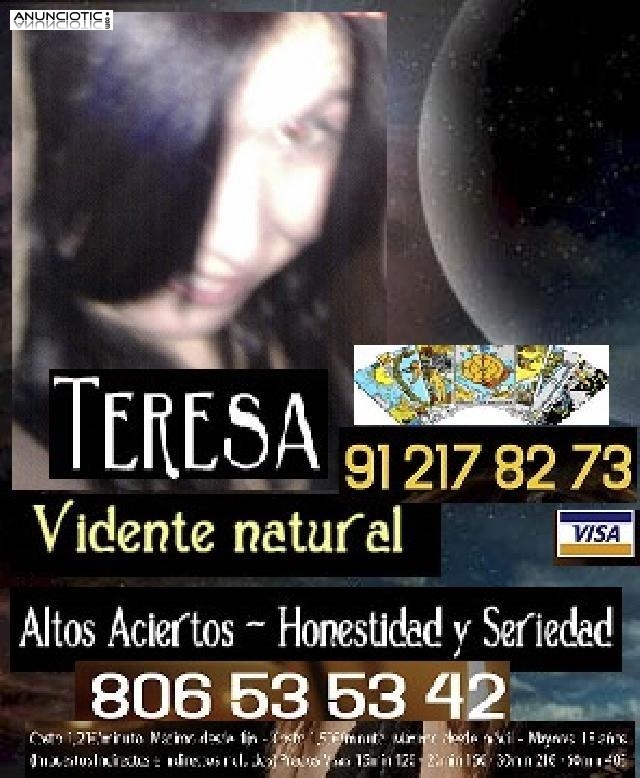 Teresa Vidente Medium, conecto con tus guias.Tarot 806535342