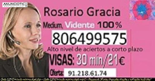 Rosario Gracia. Tarot 806499575. Sin preguntas. 18 30 min