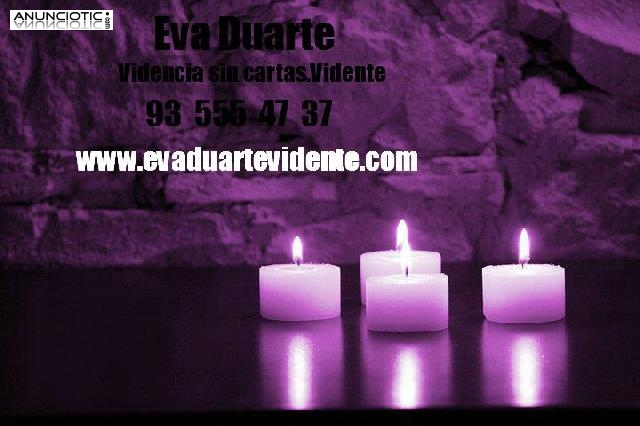 VIDENTE UNICA EN ESPAÑA. SIN CARTAS.Eva Duarte