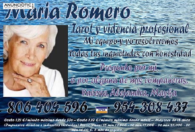 Maria Romero.Vidente Medium sensitiva.Tarot .954308437. 806404596