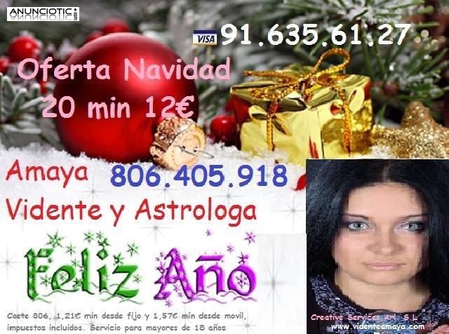 Amaya astrologia OFERTA NAVIDAD 20min 12eurosfechas exactas carta astral