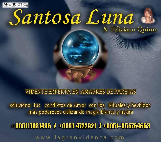 SANTOSA LUNA, AMARRES DE AMOR ,DOMA, RECONQUISTA Y RECUPERALO