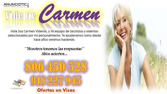 Vidente carmen, ofertas visas