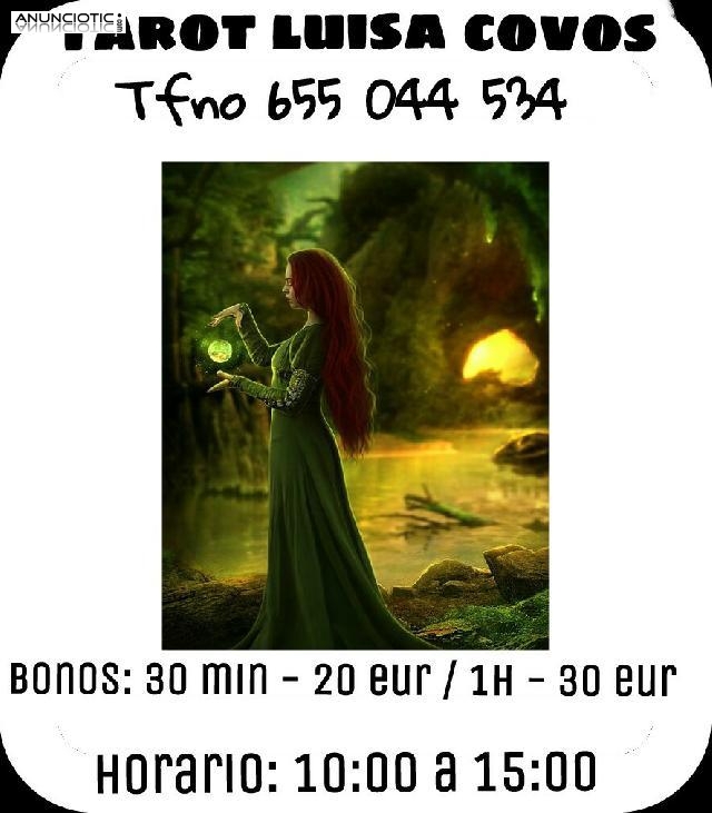 Tarot Luisa Covos consultas sin gabinete