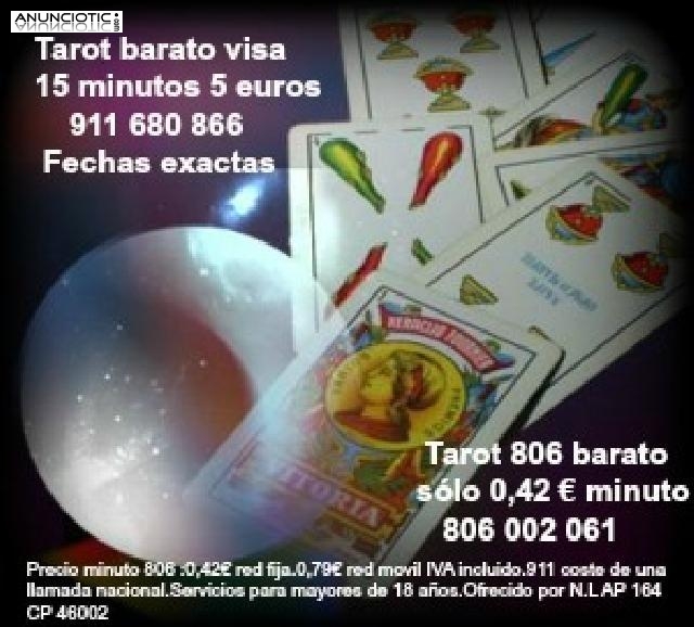 Videncia y lectura de tarot solo 0,42 minuto, no fallo.