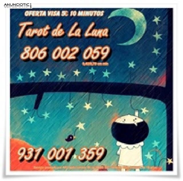 tarot de la luna solo 0,42 cm min. visa desde 5 10  min.