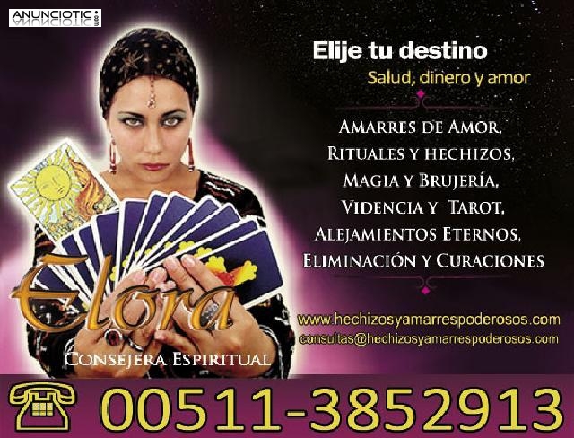 VIDENTE Y TAROTISTA ELORA SABAGH 00511-3852913 