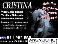 VIDENTE CRISTINA 911962690...ATIENDO PERSONALMENTE VISA 20MIN/15UROS