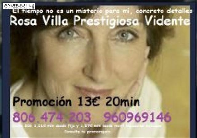 Rosa Villa, experta en tarot y videncia. 806 474 203. 13