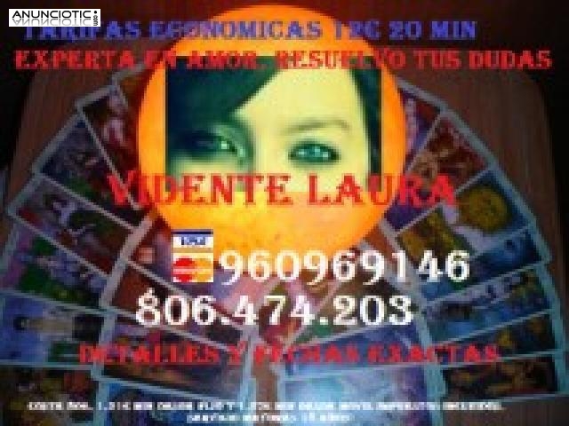 Vidente Laura, muy buena, gran acierto en amor 806 474 203