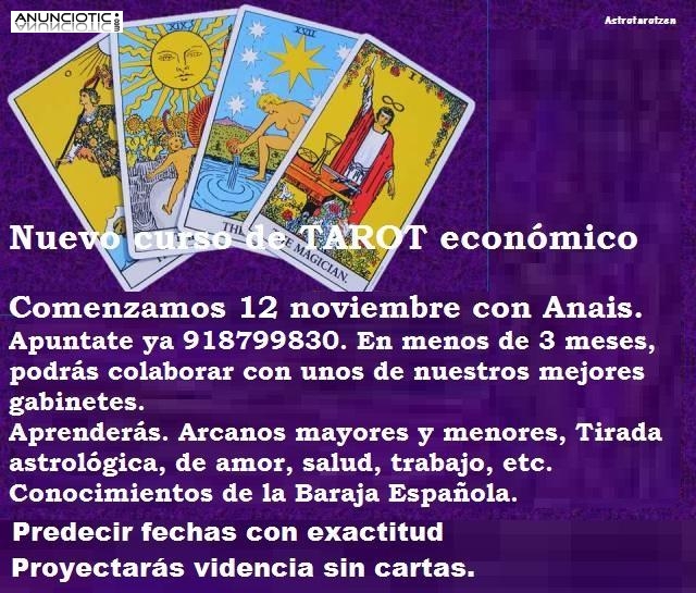 Curso de Tarot y VIdencia Alcalá de Henares. Vidente en 3 meses.