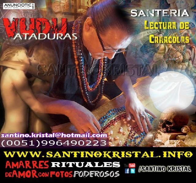 SANTINO KRISTAL ESPECIALISTA en AMARRES y VUDU