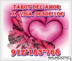 Tarot del amor por visa económica  desde 10 euros 91 218 3768