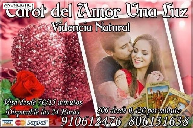  Tarot del Amor UNA LUZ Visa  desde   7/15m*-***