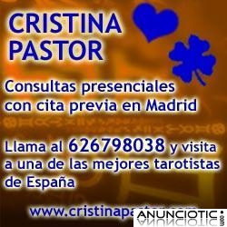  Descubre tu futuro y mejóralo ahora con el tarot de Cristina Pastor.