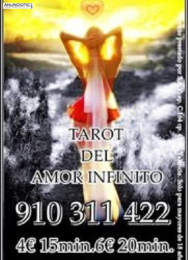 VIDENCIA  Y TAROT DEL AMOR  Promoción Visa 4  15 min. 910 311 422 