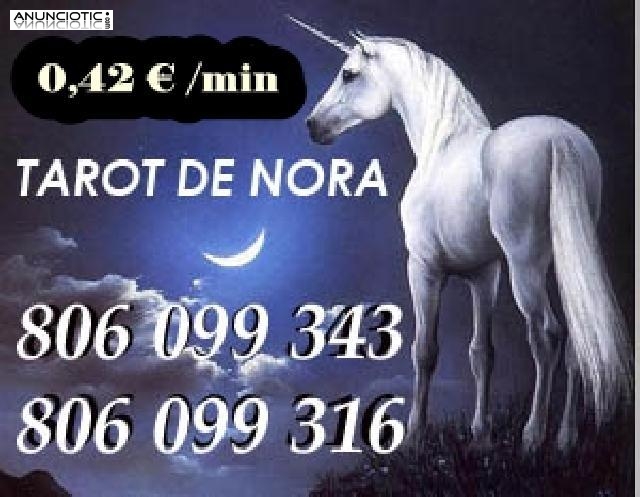 Tarot barato a 0.42/min.: 806099316 y 806099343.-- Tarot Nora New.