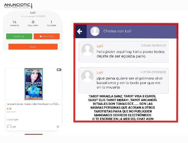 ESTE TAROT ACOSAN CON CORREO ELECTRÓNICO ..