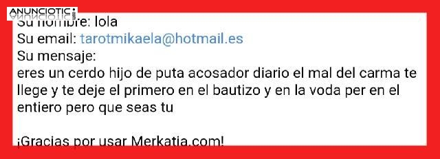 &#10549;&#65039; TAROT 806 ACOSAN CON CORREOS ELECTRÓNICOS INSULTANDO.