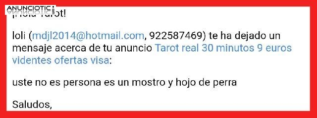 &#10549;&#65039; TAROT 806 ACOSAN CON CORREOS ELECTRÓNICOS INSULTANDO....